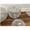Image 3 : Set Of Very Large Crystal Bowls