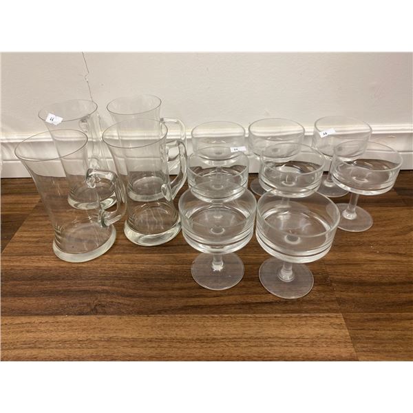 Two Sets Of Crystal Glasses