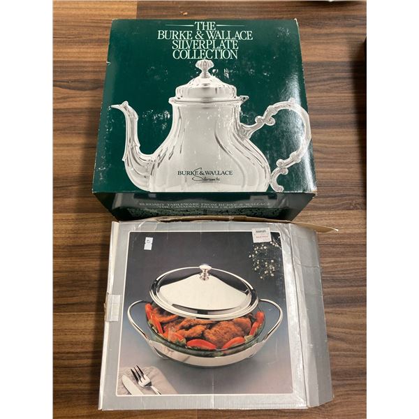 Assortment Of Silver Plated Dishwear Brand New In Box