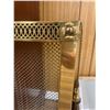 Image 2 : Metal Fireplace Curtain With Fire Place Tool Set