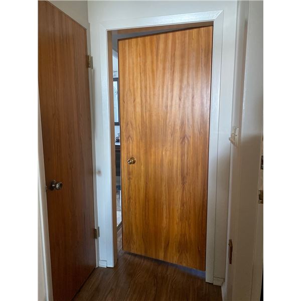 Set Of 6 Teak Doors With Hardware 3/6-32 x 77.5