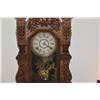 Image 3 : ANTIQUE WILLIAM L. GILBERT GINGERBREAD CLOCK (24")