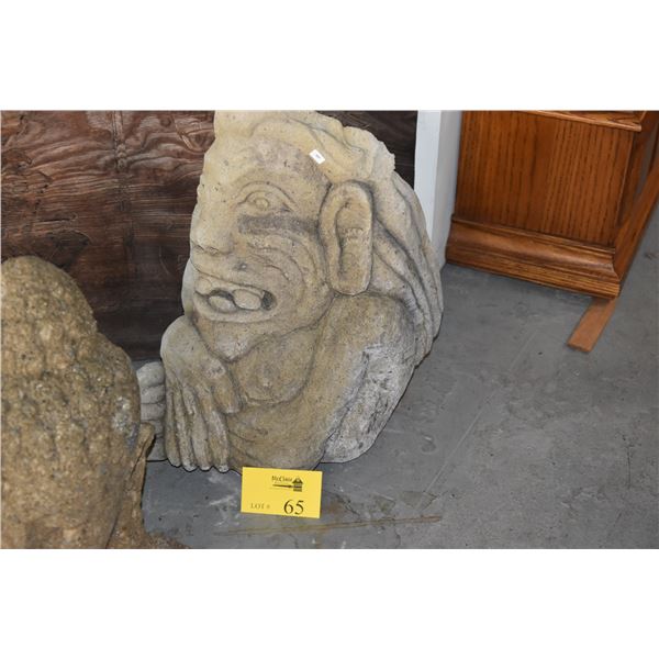 CARVED GARDEN FIGURE (23 )