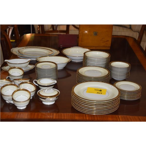 NORITAKE GOLDKIN CHINA (83 PCS)