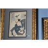 Image 2 : FRAMED KUNICHIKA ORIGINAL JAPANESE WOODBLOCK PRINT; SIGNED "KUNICHIKO-HITSU", DATED: MEIJI 26 (1894)