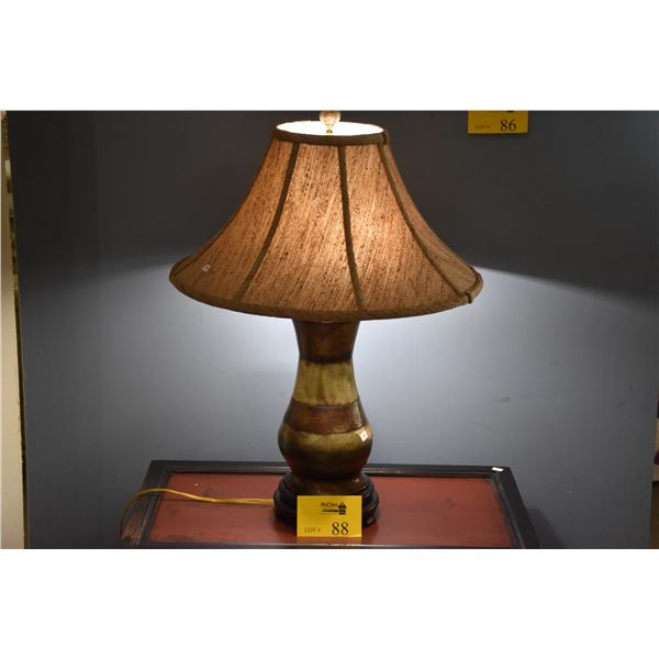 TABLE LAMPS W/SHADES (PAIR)