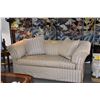 Image 1 : UPHOLSTERED LOVESEAT W/DOWN PILLOWS