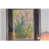 Image 2 : FRAMED WATERCOLOR, FLORAL; SIGNED