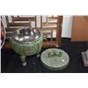 Image 2 : IMARI CHARGER & CHINESE STYLE ICE BUCKET (2 PCS) (DOES NOT INCLUDE STAND)