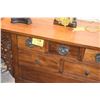 Image 2 : CHINESE MING STYLE SIDEBOARD W/5 DRAWERS (59" X 19" X 33")