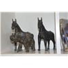 Image 2 : IRON HORSES & BRONZE ELEPHANT (3 PCS)