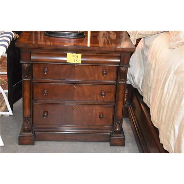 HENREDON 4 DRAWER BEDSIDE CHESTS (PAIR) (MATCHES LOT 154 & LOT 160)