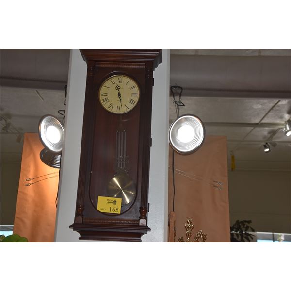 HOWARD MILLER DUAL CHIME WALL CLOCK (35")