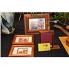 Image 1 : 4 KOA PICTURE FRAMES (3 W/PRINTS) (4 PCS)