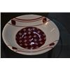 Image 2 : RED & WHITE ART GLASS BOWL (14 1/4")