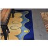 Image 1 : NEW ZEALAND WOOL RUG, "RYTHMIC" PATTERN; SIGNED (58" X 84")