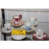 Image 1 : COLLECTION OF TEA CUPS & SAUCERS