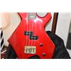 Image 2 : B.C. RICH PLATINUM SERIES ELECTRIC BASS GUITAR, RED, #11065 W/SOFT CASE