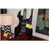 Image 1 : ESP LTD ELECTRIC BASS GUITAR (BLACK W/FLAMES), #IW11063591 W/SOFT CASE