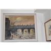 Image 2 : FRAMED PAINTING, PARIS (27 1/4" X 23 1/4")