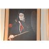 Image 3 : FRAMED OIL ON CANVAS, KABUKI; SIGNED (30" X 36")