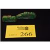 Image 1 : GREEN/BROWN JADEITE DRAGONS (2 PCS)