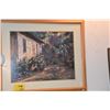 Image 1 : FRAMED HIROSHI TAGAMI PRINT (37 1/2" X 31 1/2")