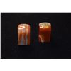 Image 3 : AGATE STONE CHOPS, UNCARVED (2 PCS)