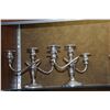 Image 2 : STERLING CANDELABRAS (PAIR)