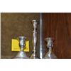 Image 2 : STERLING SILVER CANDLE STICKS (3 PCS)