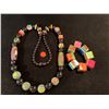 Image 1 : RESIN NECKLACE & BRACELET (2 PCS)