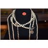 Image 2 : RALPH LAUREN FASHION PEARL NECKLACES W/STERLING CLASPS (5 PCS)