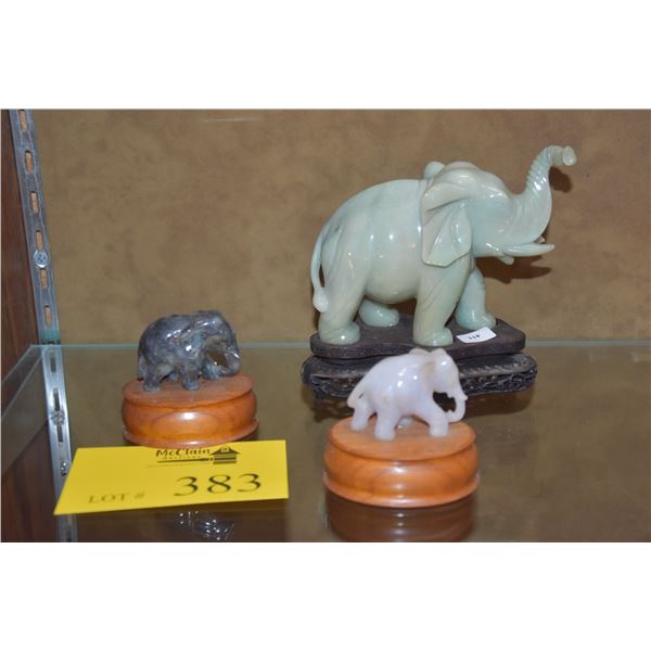 ELEPHANTS ON STAND (3 PCS)