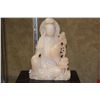 Image 2 : CHINESE VINTAGE SOFT STONE KWAN YIN (DOES NOT INCLUDE STAND)