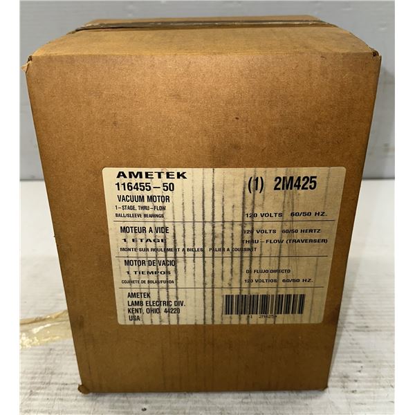 Ametek #116455-50 Vacuum Motor