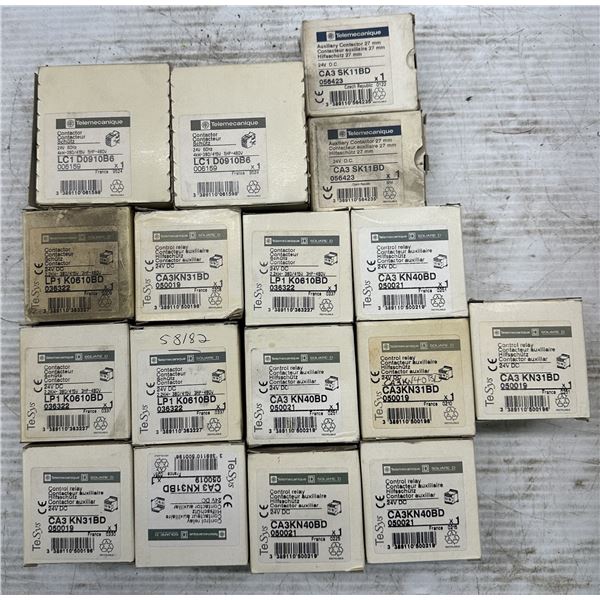 Lot of Assorted Square D Contactors as Pictured