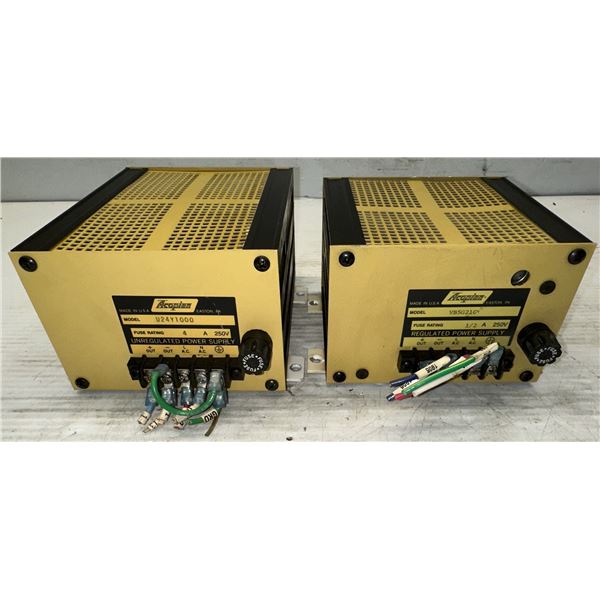 Lot of (2) Misc.  Acopian Unregulated Power Supplies