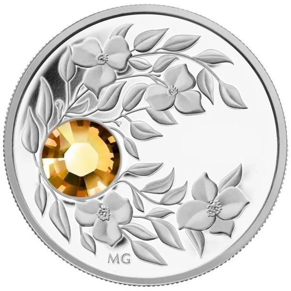 2012 $3 Birthstone Collection: November - Pure Silver Coin