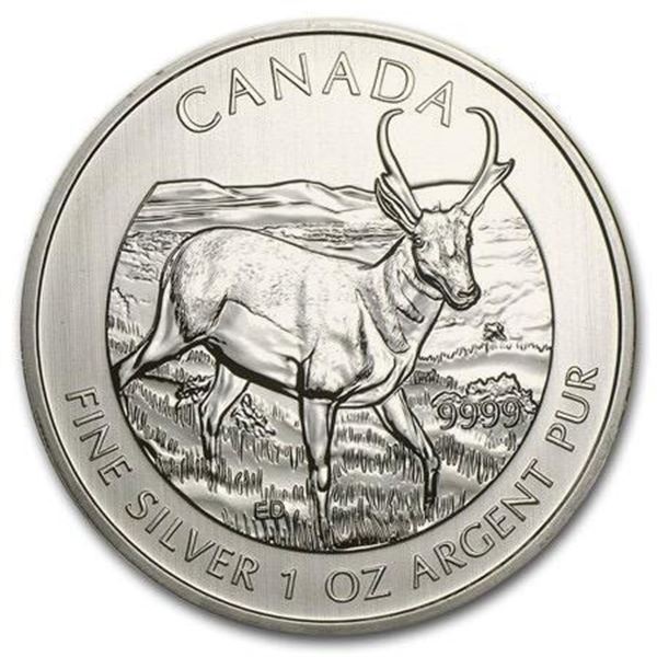 2013 Fine Pure Silver $5 1 oz. Deer
