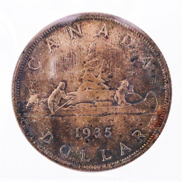 1935 Canada Silver Dollar MS64 ICCS