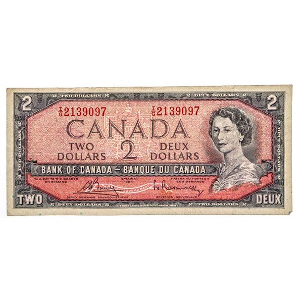 Bank of Canada 1954 Two Dollars