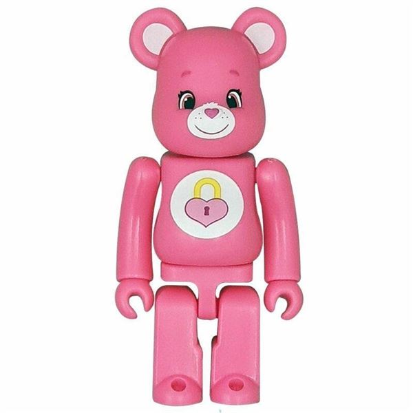 Mediacom Be@rbrick  100% Series 43 "CAREBEAR PINK SECRET" Original Sealed Bag & COA - Open Box.1