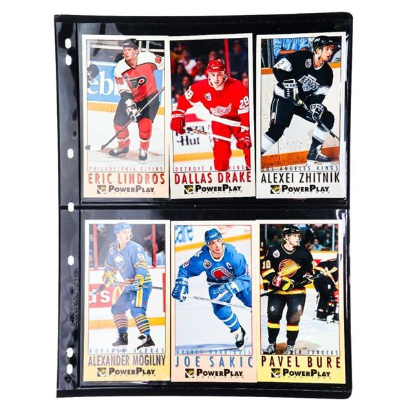 Collection 6 FLEER 1992-93 TALL BOY Power Play Cards NM-Mint