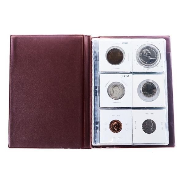 Coin Stock Book - 12 Coins of Canada w/ Silver