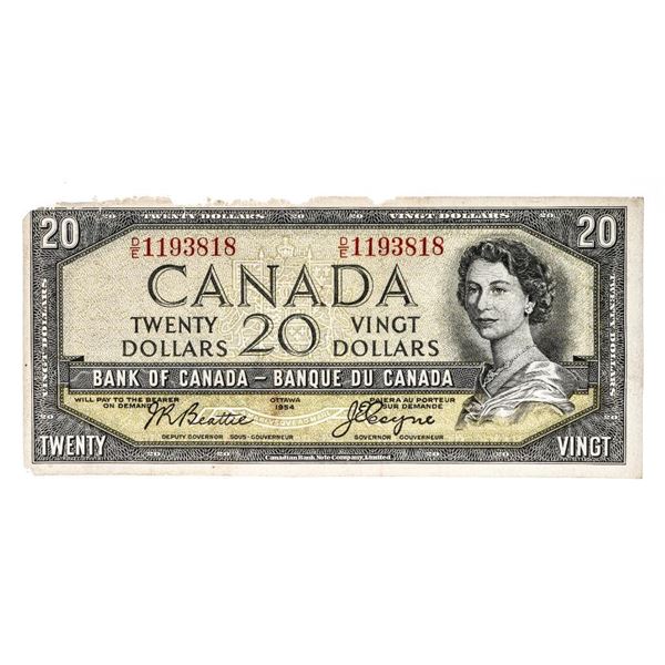 Bank of Canada, 1954 $20, Devil's Face