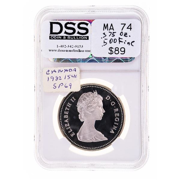 1982 Canada  Silver Dollar Regina Centennial PF69 Ultra Cameo NGC