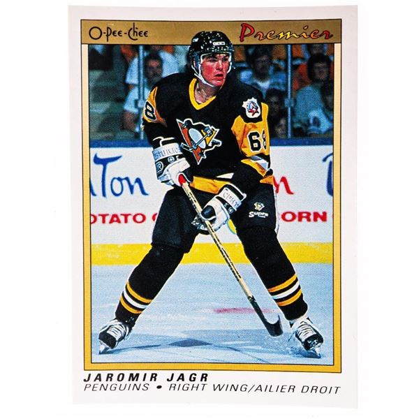 Jaromir Jagr OPC Premier Rookie Card 50