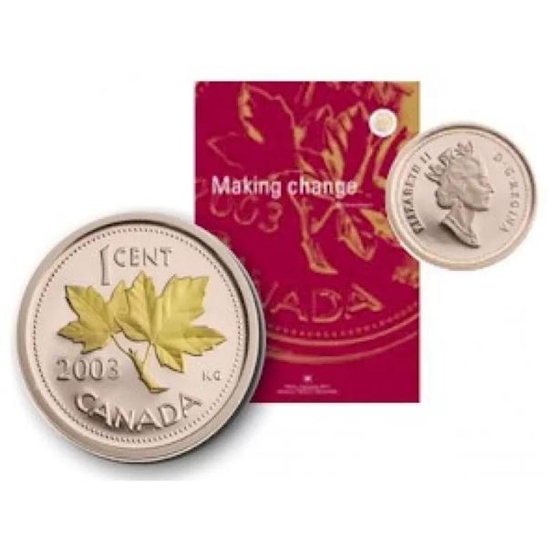 Royal Canadian Mint Annual Report w/ Special Issue Coin 2003