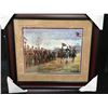 Image 1 : LTD EDITION CUSTOM FRAMED CIVIL WAR PAINTING 24 X 24