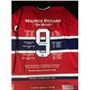 Image 1 : MAURICE RICHARD SIGNED LTD.EDITION CANADIANS CAREER STAT JERSEY 1/99 (AUTOGRAPH AUTHENTIC COA)